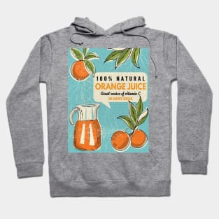 Vintage Orange Juice Ad Hoodie